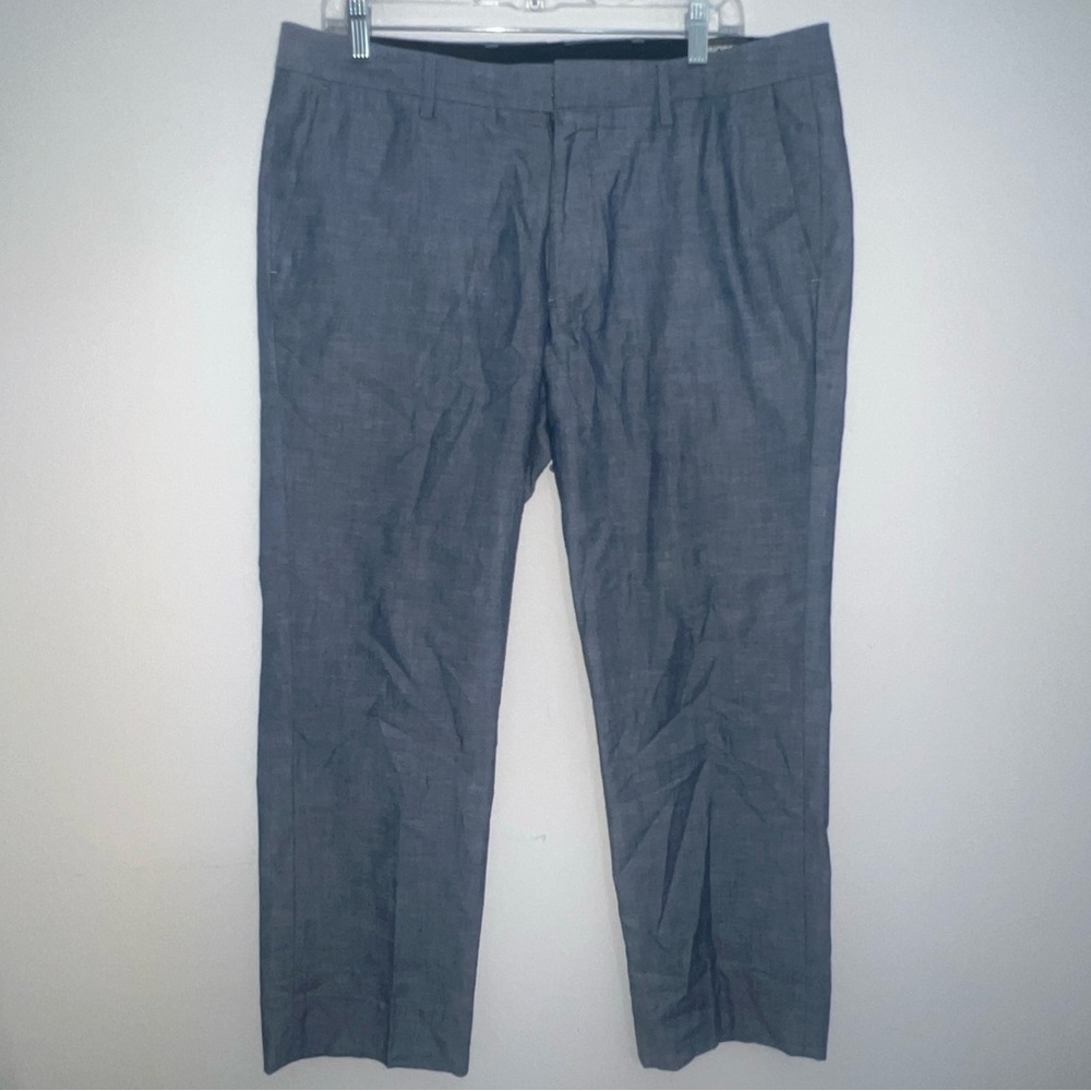 Men's Classic Gray Dress Pants - Tailored Fit